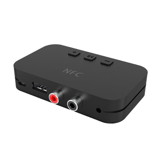 TI-800 NFC Desktop Bluetooth 5.0  Adapter Music Receiver for USB Drive Reads Bluetooth Speaker (Black) - Audio Receiver Transmitter by buy2fix | Online Shopping UK | buy2fix