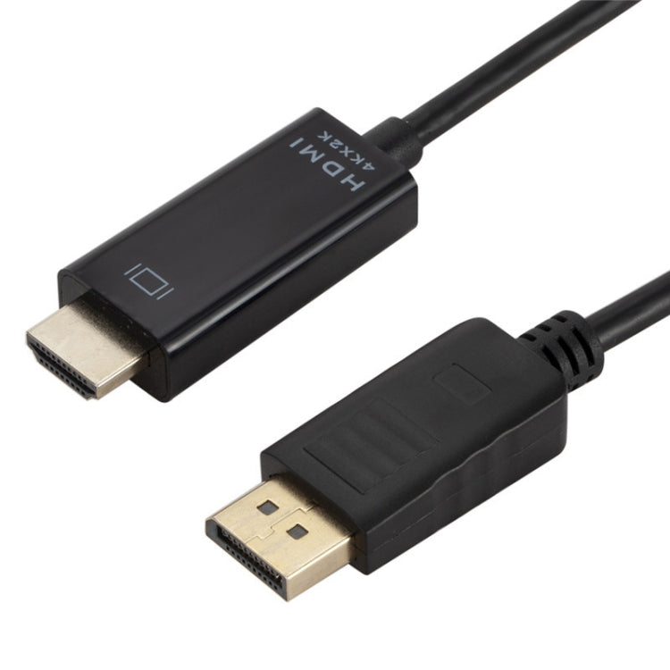 4K x 2K DP to HDMI Converter Cable, Cable Length: 1.8m(Black) by buy2fix