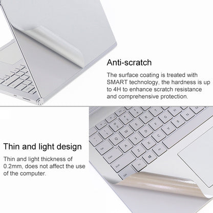 4 in 1 Notebook Shell Protective Film Sticker Set for Microsoft Surface Book 2 15 inch(Grey) - Screen & Keyboard Cover by buy2fix | Online Shopping UK | buy2fix