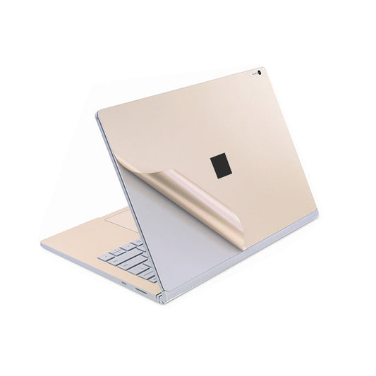 4 in 1 Notebook Shell Protective Film Sticker Set for Microsoft Surface Book 2 15 inch(Gold) - Screen & Keyboard Cover by buy2fix | Online Shopping UK | buy2fix