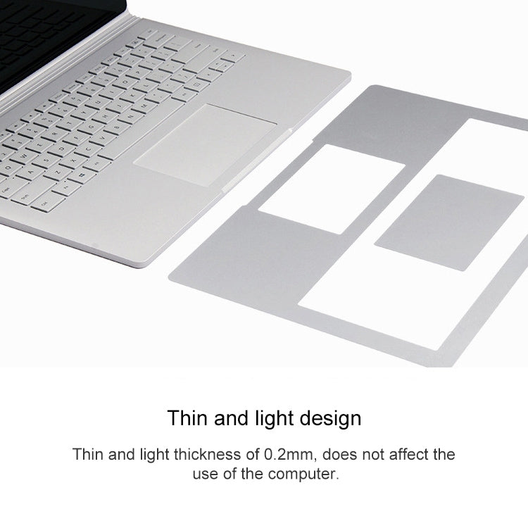 4 in 1 Notebook Shell Protective Film Sticker Set for Microsoft Surface Book 13.5 inch(Grey) - Screen & Keyboard Cover by buy2fix | Online Shopping UK | buy2fix