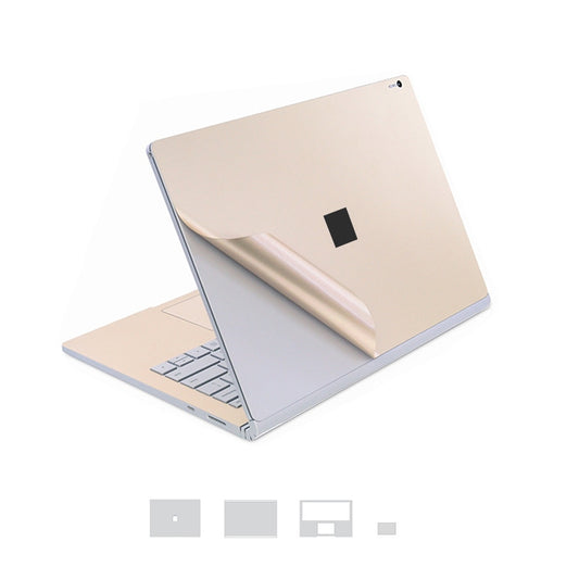 4 in 1 Notebook Shell Protective Film Sticker Set for Microsoft Surface Book 13.5 inch(Gold) - Screen & Keyboard Cover by buy2fix | Online Shopping UK | buy2fix