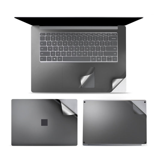 4 in 1 Notebook Shell Protective Film Sticker Set for Microsoft Surface Laptop 3 15 inch (Grey) - Screen & Keyboard Cover by buy2fix | Online Shopping UK | buy2fix