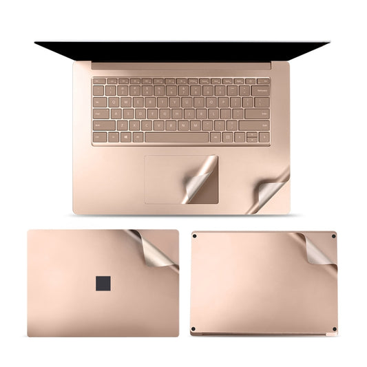 4 in 1 Notebook Shell Protective Film Sticker Set for Microsoft Surface Laptop 3 15 inch (Gold) - Screen & Keyboard Cover by buy2fix | Online Shopping UK | buy2fix