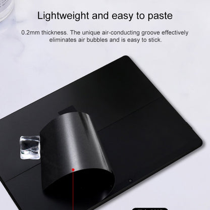 Tablet PC Shell Protective Back Film Sticker for Microsoft Surface Pro X (Black) - Screen & Keyboard Cover by buy2fix | Online Shopping UK | buy2fix