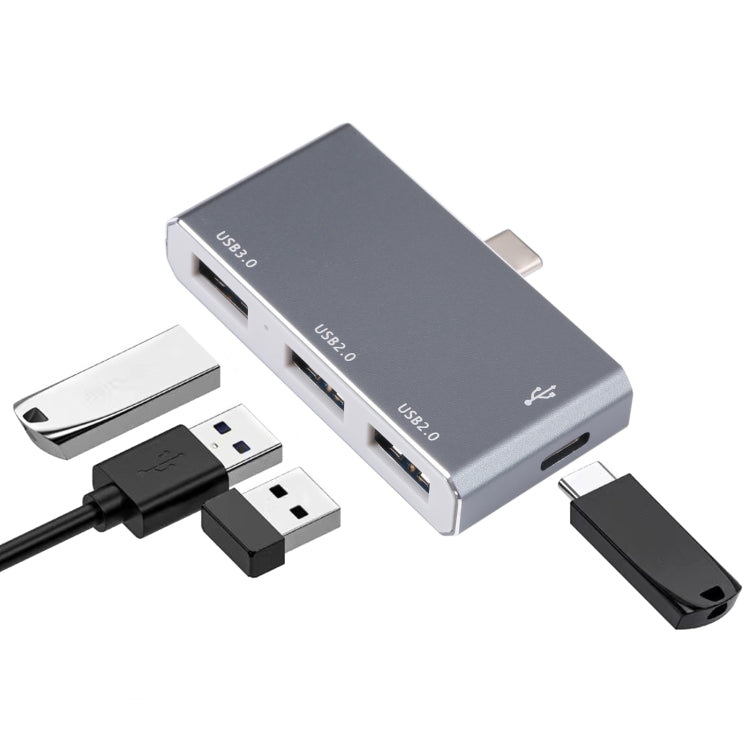 USB-C / Type-C to OTG 4 Port Type-C USB 3.0 USB 2.0 HUB Adapter by buy2fix