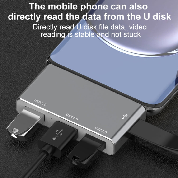 USB-C / Type-C to OTG 4 Port Type-C USB 3.0 USB 2.0 HUB Adapter by buy2fix