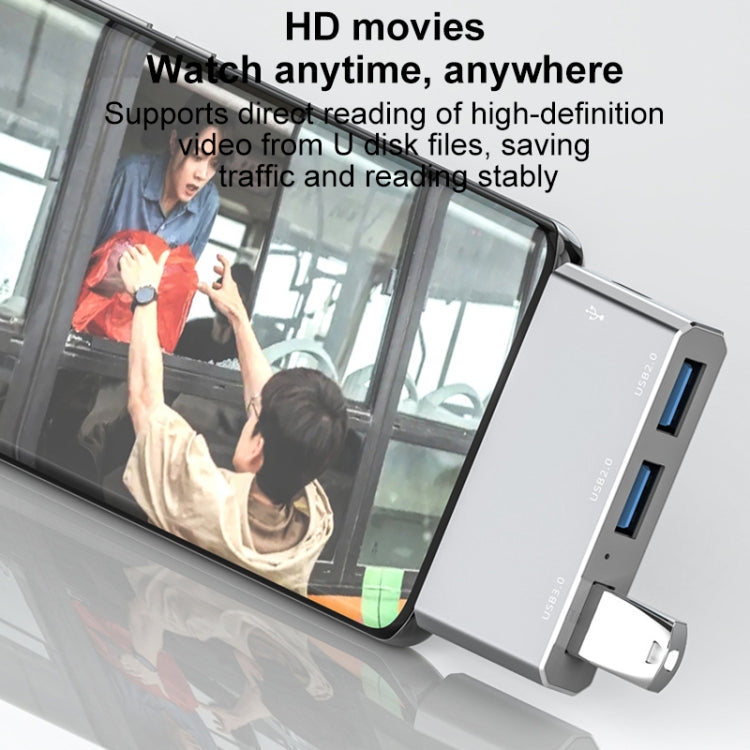 USB-C / Type-C to OTG 4 Port Type-C USB 3.0 USB 2.0 HUB Adapter by buy2fix