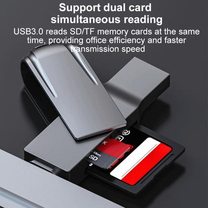 2 In 1 Multifunction USB-C / Type-C to USB 3.0 Card Reader by buy2fix