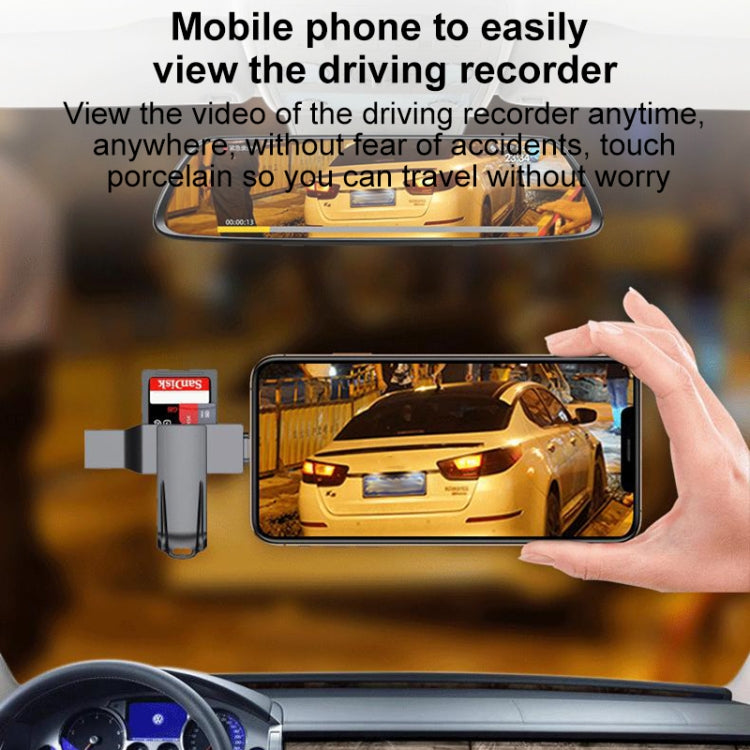 2 In 1 Multifunction USB-C / Type-C to USB 3.0 Card Reader by buy2fix