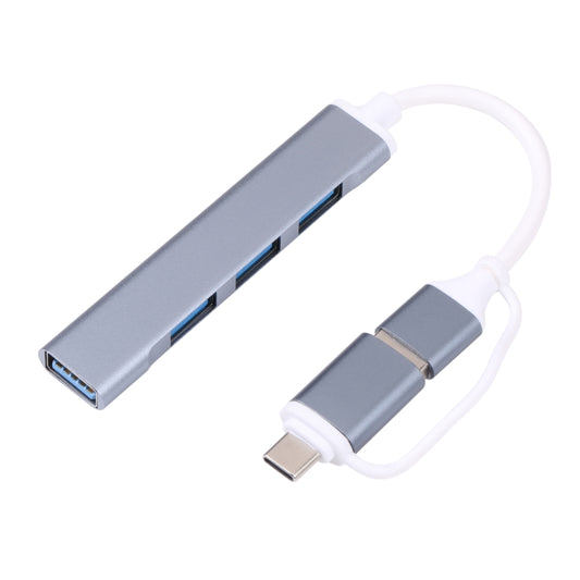 A-806 5 in 1 USB 3.0 and Type-C / USB-C to USB 3.0 HUB Adapter by buy2fix