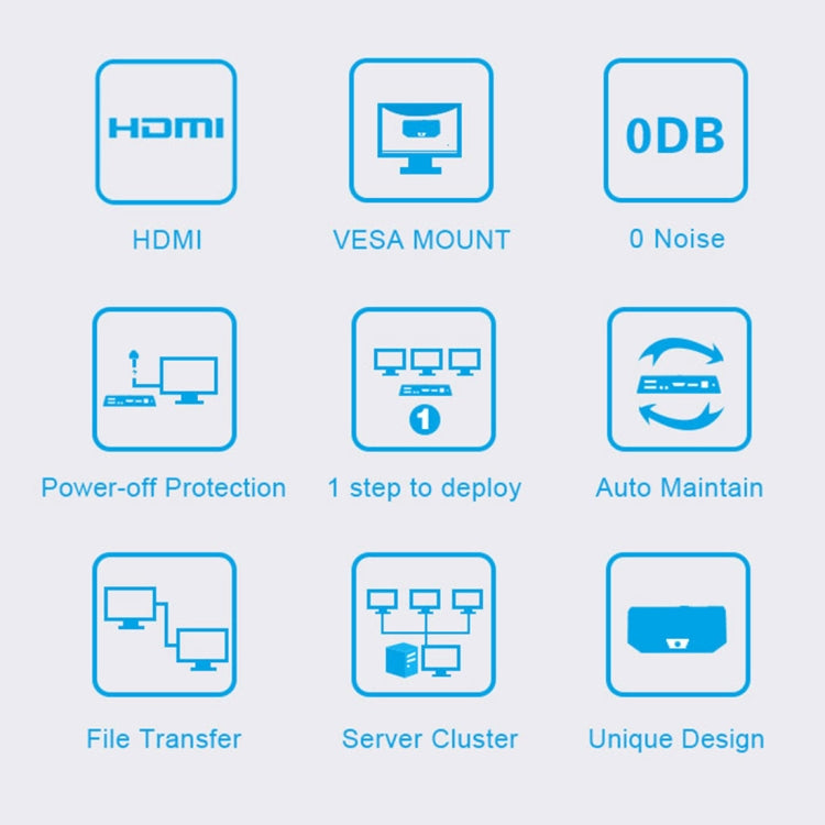 Zero Client R1 Mini PC, CORTEX QUAD A9 Quad Core up to 1.6GHz, RAM: 1GB, ROM: 8GB, Support HDMI, VGA, RJ45, SPK by buy2fix