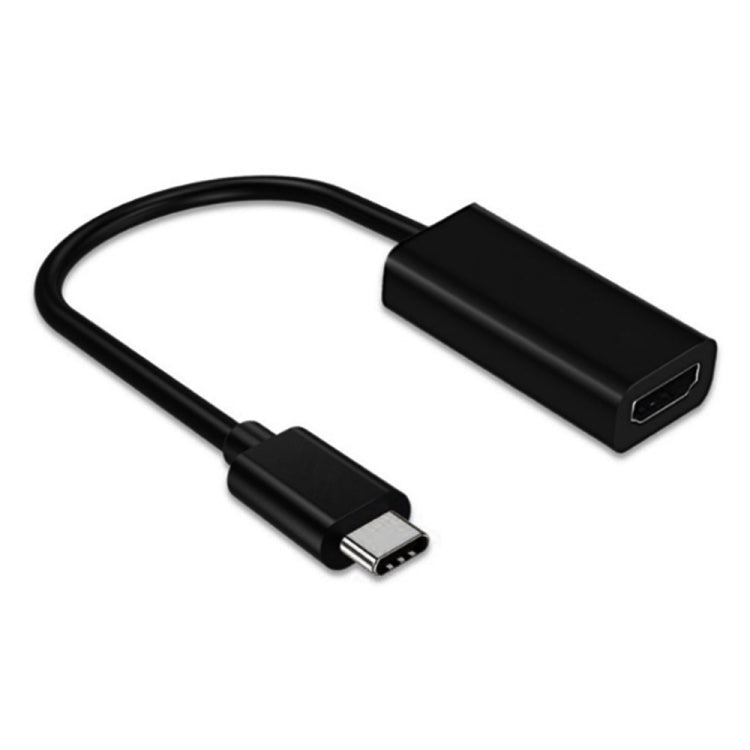 DNX-1 Mini Portable USB 3.1 USB-C/Type-C to HDMI HD 4K Conversion Cable(Black) by buy2fix