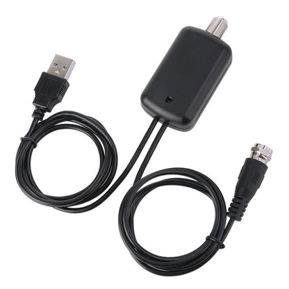USB Connector Signal Booster Amplifier + IEC Converter Head - DVB-T & Simulation Antenna by buy2fix | Online Shopping UK | buy2fix
