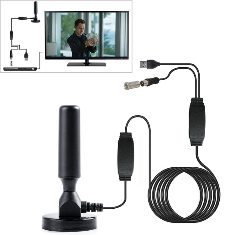 DVB-T CMMB DTMB Antenna Amplifier Car TV Digital Antenna - DVB-T & Simulation Antenna by buy2fix | Online Shopping UK | buy2fix