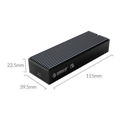 ORICO M2PVC3-G20-GY-BP USB3.2 20Gbps M.2 NVMe SSD Enclosure - HDD Enclosure by ORICO | Online Shopping UK | buy2fix