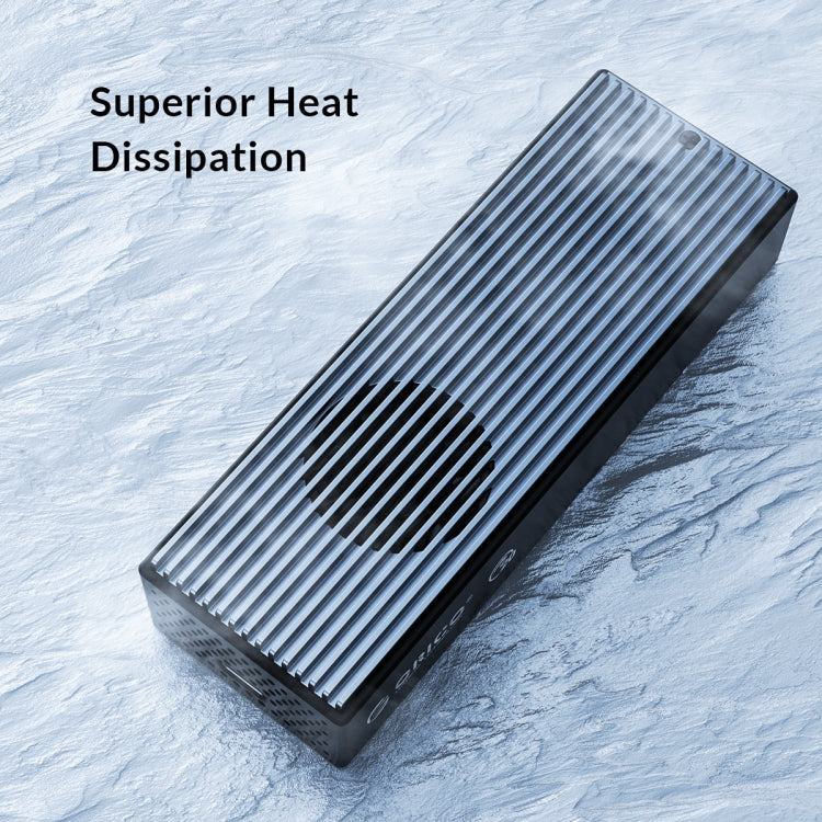 ORICO M2PVC3-G20-GY-BP USB3.2 20Gbps M.2 NVMe SSD Enclosure - HDD Enclosure by ORICO | Online Shopping UK | buy2fix