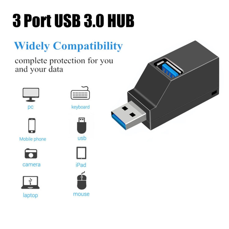 Portable Mini 2 x USB 2.0 + 1 x USB 3.0 HUB with Lanyard by buy2fix