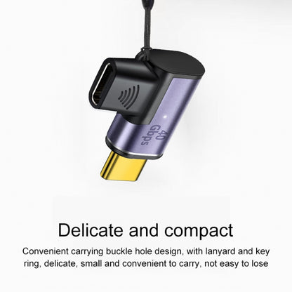 100W USB-C / Type-C Male to Female Elbow Magnetic Charging Adapter by buy2fix