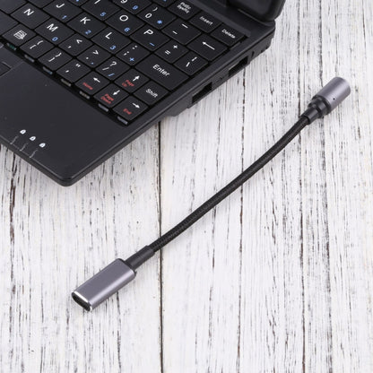 USB-C / Type-C Female to 8 Pin Magnetic DC Round Head Free Plug Charging Adapter Cable by buy2fix