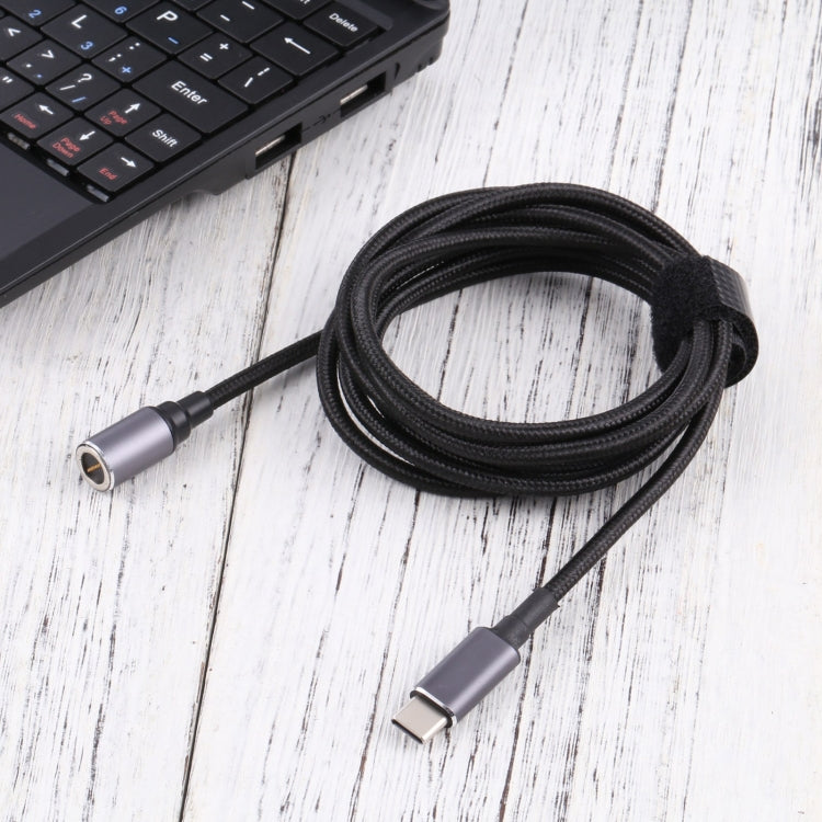 USB-C / Type-C Male to 8 Pin Magnetic DC Round Head Free Plug Charging Adapter Cable by buy2fix