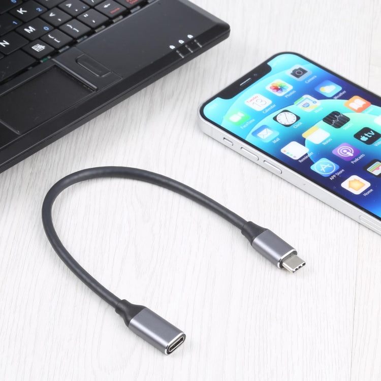 USB-C / Type-C Male to USB-C / Type-C Female Adapter Cable, Cable Length: 25cm by buy2fix