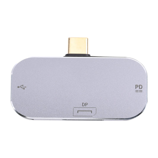 3 in 1 USB-C / Type-C Male to USB-C / Type-C Charging + USB + DP Female Adapter by buy2fix