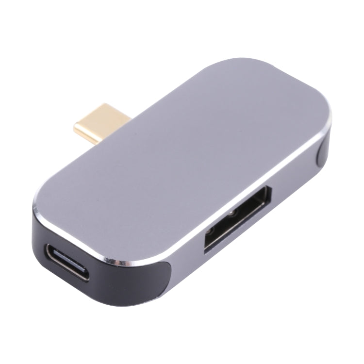 3 in 1 USB-C / Type-C Male to USB-C / Type-C Charging + USB + DP Female Adapter by buy2fix