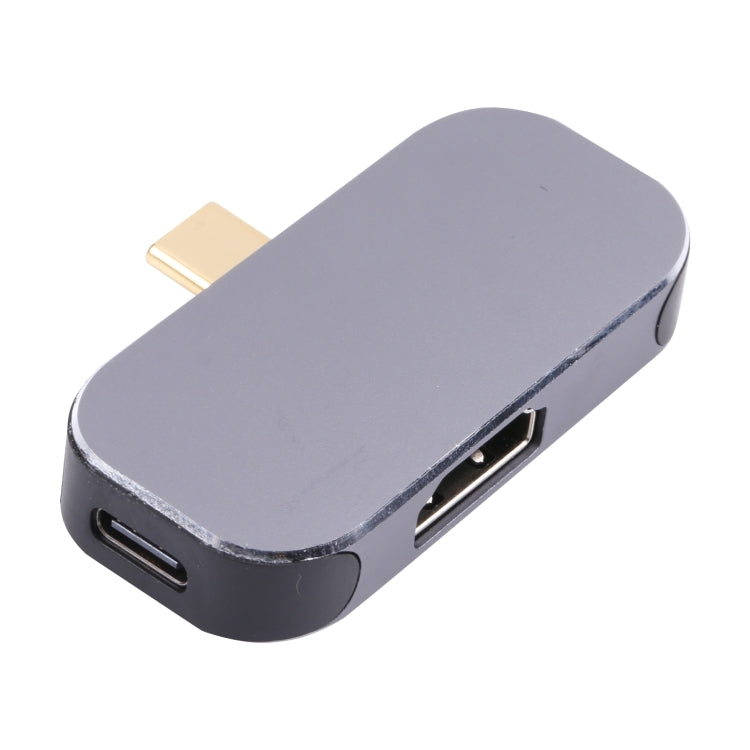 3 in 1 USB-C / Type-C Male to Dual USB-C / Type-C + 4K 60Hz HDMI Female Adapter by buy2fix