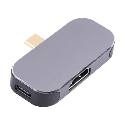 3 in 1 USB-C / Type-C Male to Dual USB-C / Type-C + 4K 60Hz HDMI Female Adapter by buy2fix