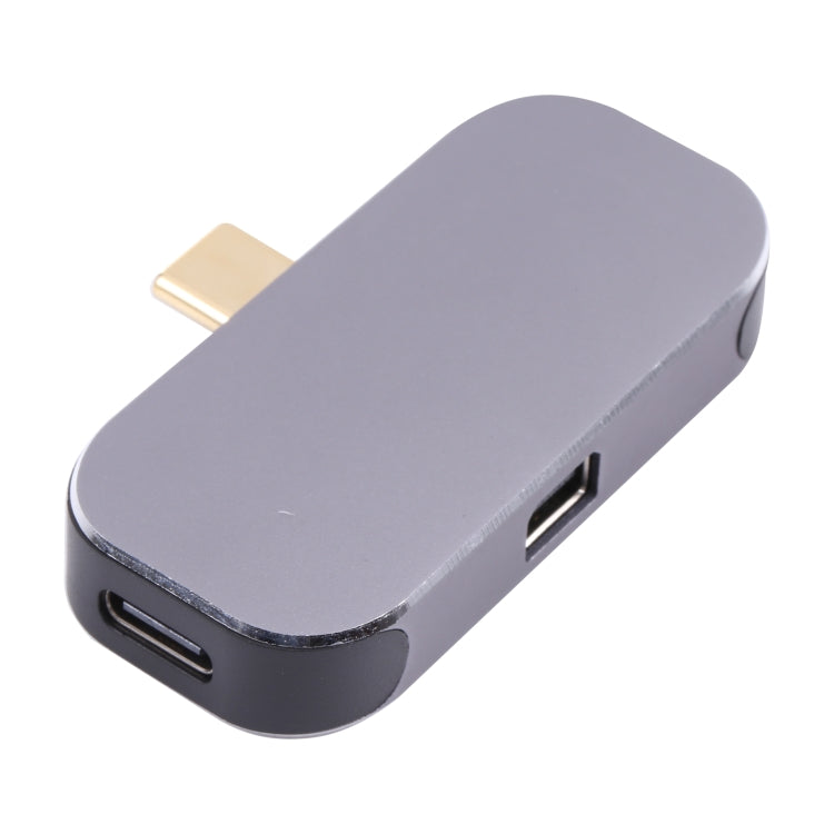3 in 1 USB-C / Type-C Male to USB-C / Type-C Charging + USB + Mini DP Female Adapter by buy2fix