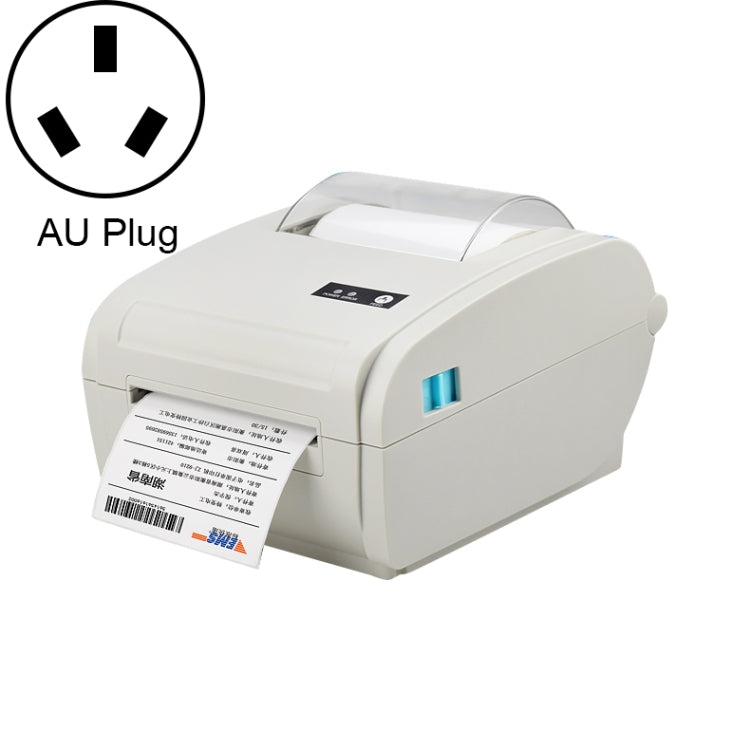 POS-9210 110mm USB POS Receipt Thermal Printer Express Delivery Barcode Label Printer, AU Plug(White) by buy2fix