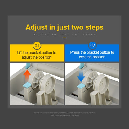 POS-9210 110mm USB POS Receipt Thermal Printer Express Delivery Barcode Label Printer, AU Plug(White) by buy2fix