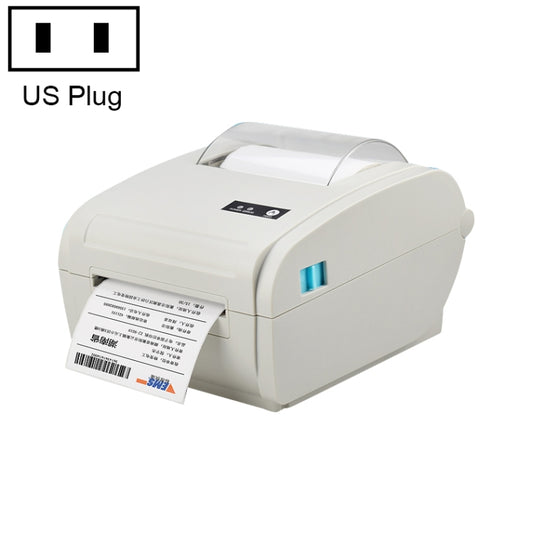 POS-9210 110mm USB POS Receipt Thermal Printer Express Delivery Barcode Label Printer, US Plug(White) by buy2fix