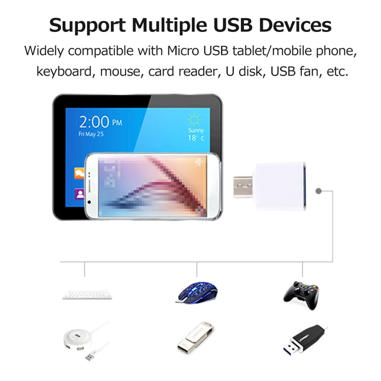 Micro USB to USB OTG Adapter by buy2fix