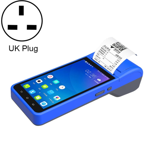 POS-6000 4G Version 1GB+8GB 58mm PDA Handheld 5.5 inch QR Code Android Smart POS Teminal Scanner Printer, UK Plug - Receipt Printers by buy2fix | Online Shopping UK | buy2fix
