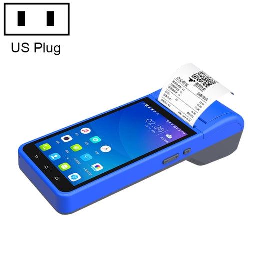 POS-6000 4G Version 1GB+8GB 58mm PDA Handheld 5.5 inch QR Code Android Smart POS Teminal Scanner Printer, US Plug - Receipt Printers by buy2fix | Online Shopping UK | buy2fix