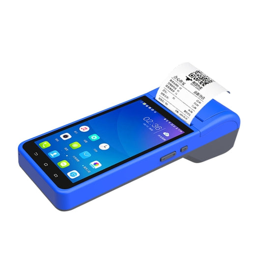 POS-6000 4G Version 1GB+8GB 58mm PDA Handheld 5.5 inch QR Code Android Smart POS Teminal Scanner Printer, UK Plug - Receipt Printers by buy2fix | Online Shopping UK | buy2fix