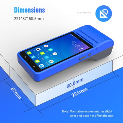 POS-6000 4G Version 1GB+8GB 58mm PDA Handheld 5.5 inch QR Code Android Smart POS Teminal Scanner Printer, EU Plug - Receipt Printers by buy2fix | Online Shopping UK | buy2fix