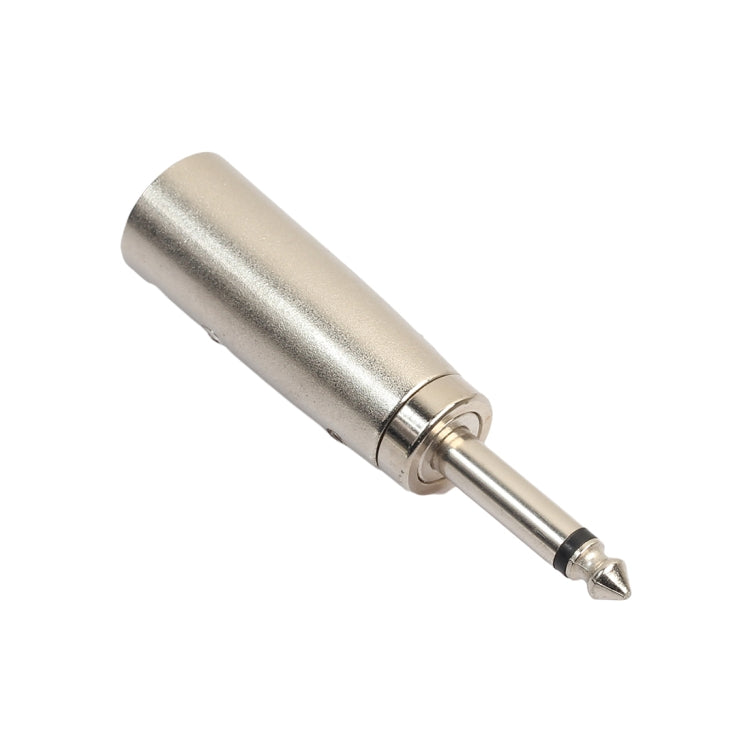 5 PCS 6.35mm to 3 Pin XLR Plug Male Audio Converter Connector - Microphone Audio Cable & Connector by buy2fix | Online Shopping UK | buy2fix