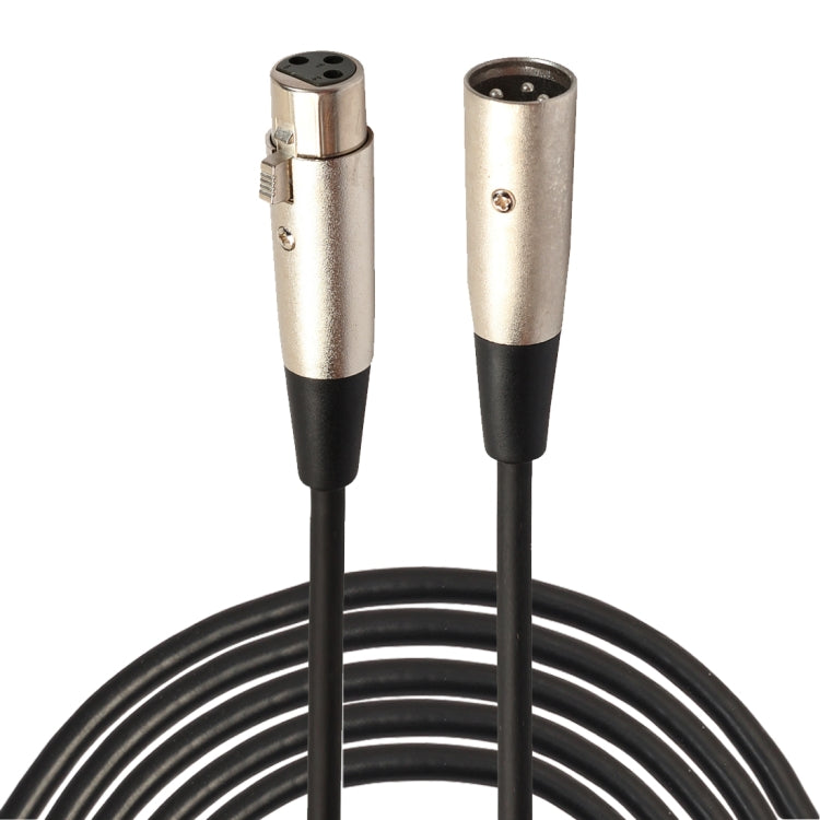 5m 3-Pin XLR Male to XLR Female MIC Shielded Cable Microphone Audio Cord - Microphone Audio Cable & Connector by buy2fix | Online Shopping UK | buy2fix