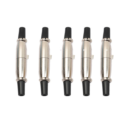 5 Pairs 3 Pin XLR Plug Male + Female Jack Mic Jack Plug Socket Connector - Microphone Audio Cable & Connector by buy2fix | Online Shopping UK | buy2fix