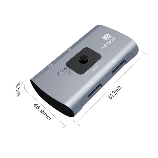 Z57 DP Female x 2 to USB-C / Type-C + DP Female Two Way DP Switcher by buy2fix