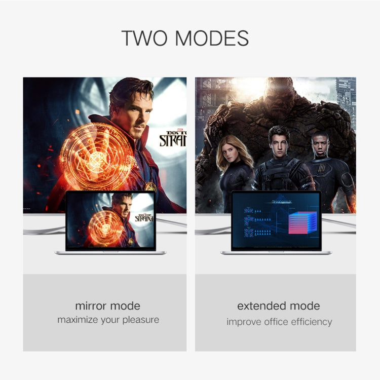 2 in 1 4Kx2K Mini DisplayPort to VGA & HDMI Adapter (Silver) by buy2fix