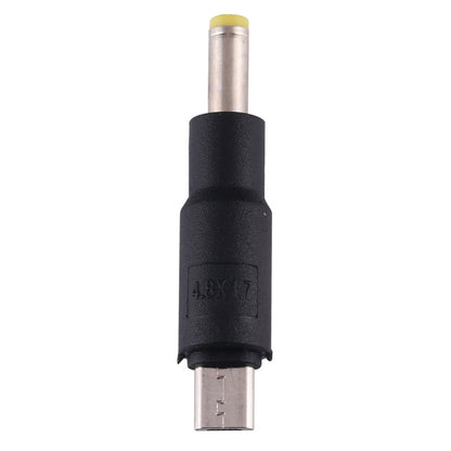 10 PCS 4.8 x 1.7mm to Micro USB DC Power Plug Connector - Universal Power Adapter by buy2fix | Online Shopping UK | buy2fix