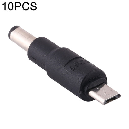 10 PCS 5.5 x 2.1mm to Micro USB DC Power Plug Connector - Universal Power Adapter by buy2fix | Online Shopping UK | buy2fix