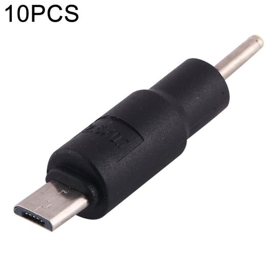 10 Stück 2,5 x 0,7 mm auf Micro-USB-Gleichstromstecker