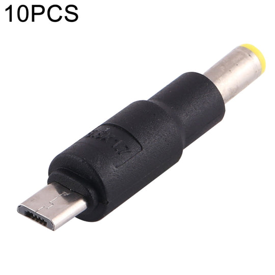 10 Stück 5,5 x 1,7 mm auf Micro-USB-Gleichstromstecker