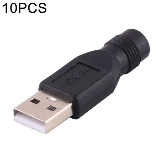 10 Stück 4,0 x 1,7 mm Buchse auf USB 2.0 Stecker DC-Netzstecker