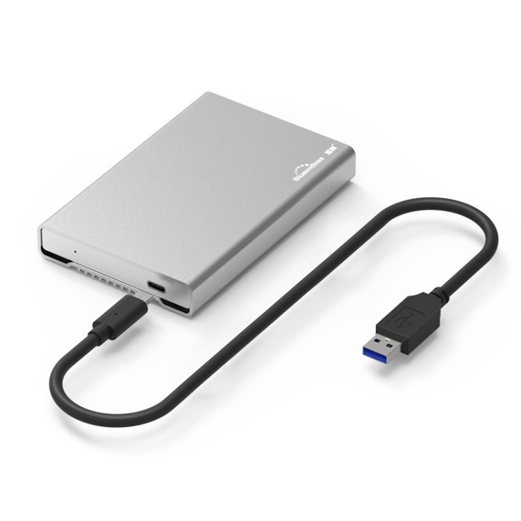 Blueendless U23Q SATA 2.5 inch Micro B Interface HDD Enclosure with USB-C / Type-C to USB 3.0 Cable, Support Thickness: 1cm or less by buy2fix
